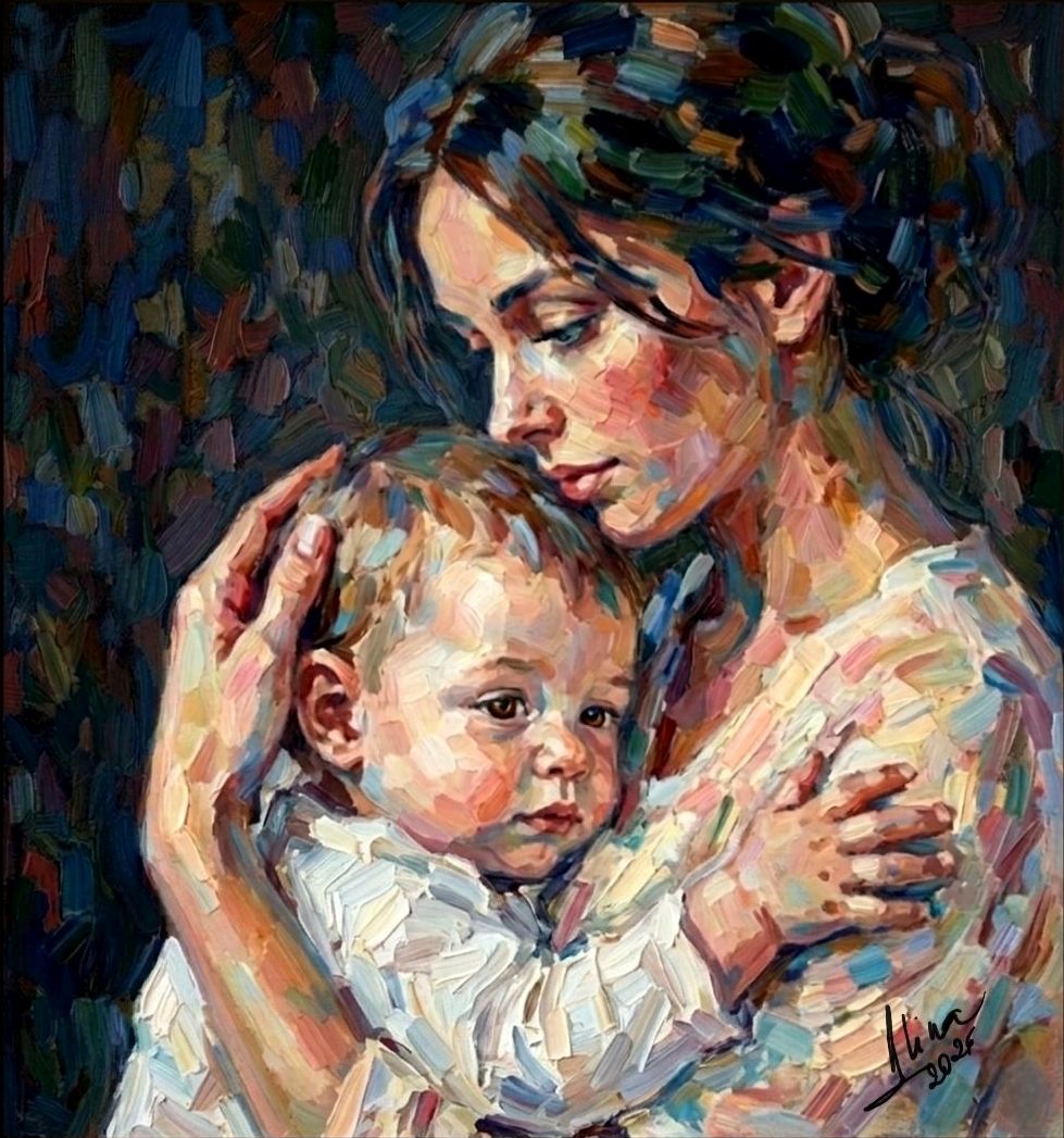 ArteDiAlina.com painting: Maternity ..